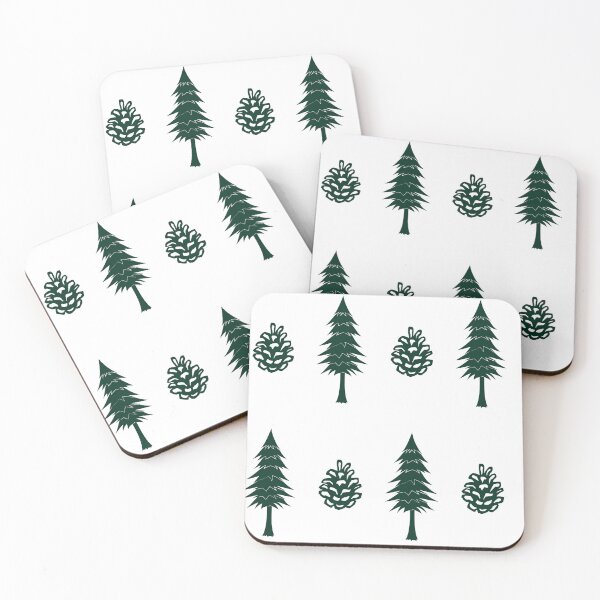 Item preview, Pine Trees, Pinecones, Green, Large Pattern designed and sold by SpruceGooseCo.