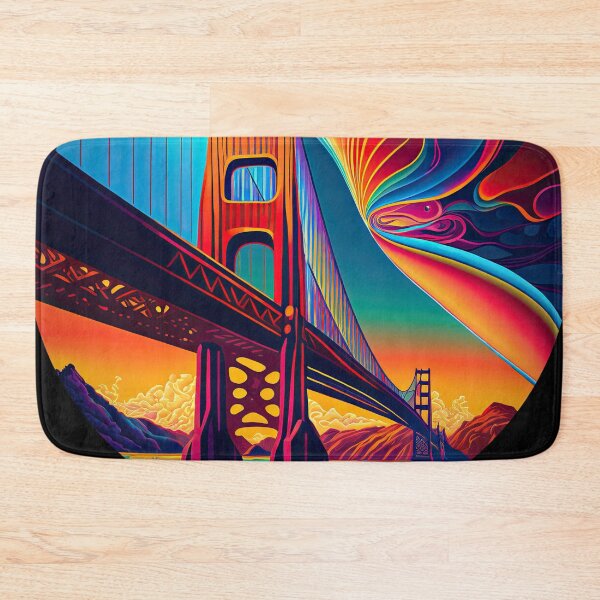 Item preview, Golden Gate Bridge v2 designed and sold by ai-datamancer.