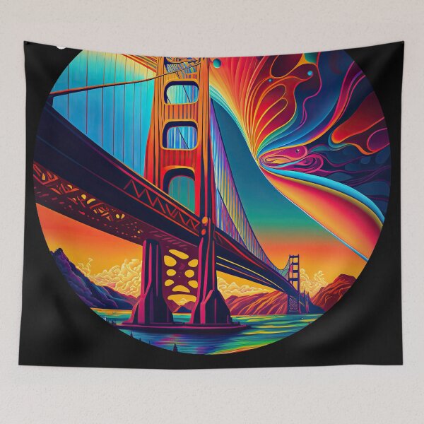 Item preview, Golden Gate Bridge v2 designed and sold by ai-datamancer.
