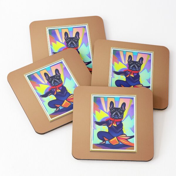 Item preview, Dog knows karate. French bulldog and Karate  designed and sold by Doggymadness.