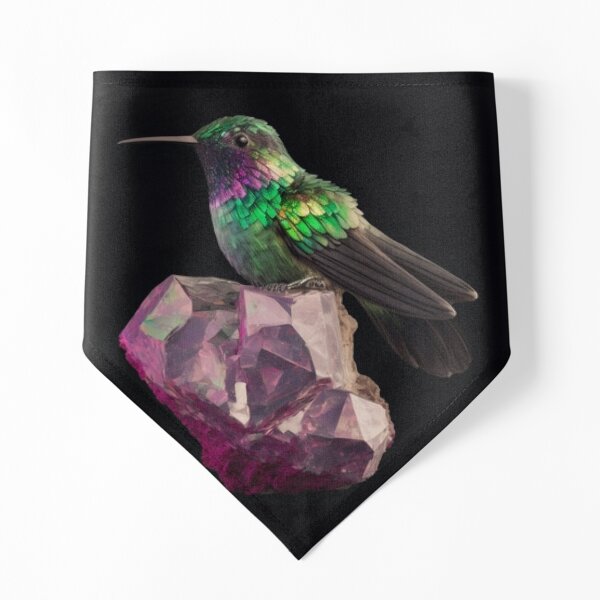 Hummingbird Crowned Woodnymph Purple Violet Purse Bag Hanger