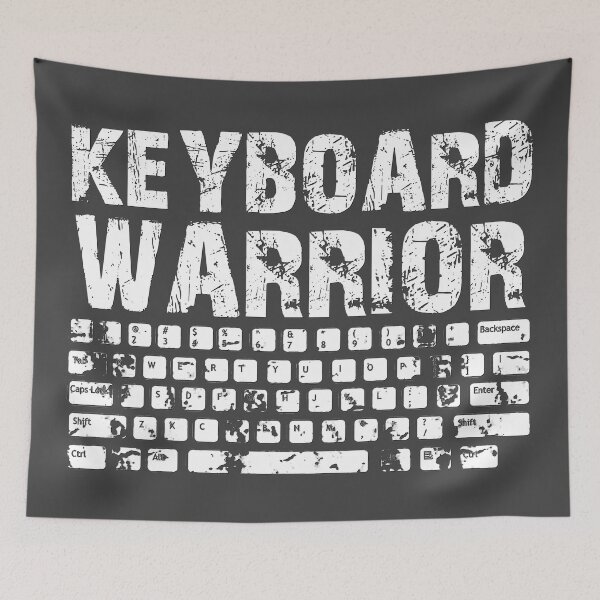 Item preview, Keyboard Warrior - White designed and sold by JoanNinjaHen.