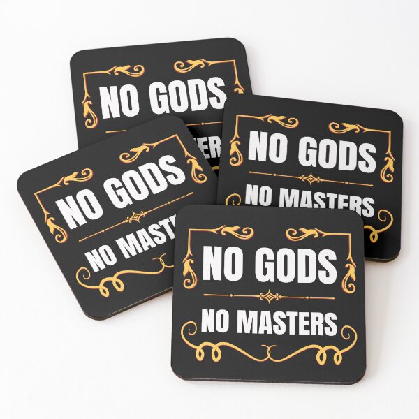 Item preview, No Gods No Masters designed and sold by SinfulAdornment.