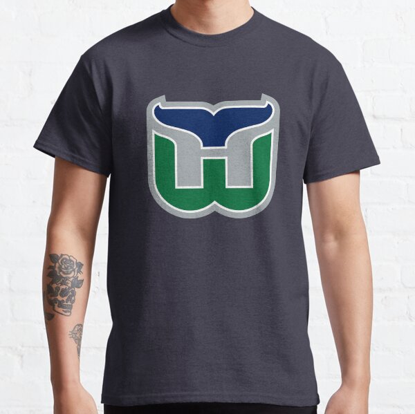 Hartford Whalers White Pucky Whale T Shirt by Reebok