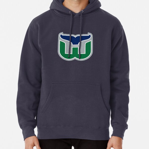 Hartford Whalers Worn Logo | Pullover Hoodie