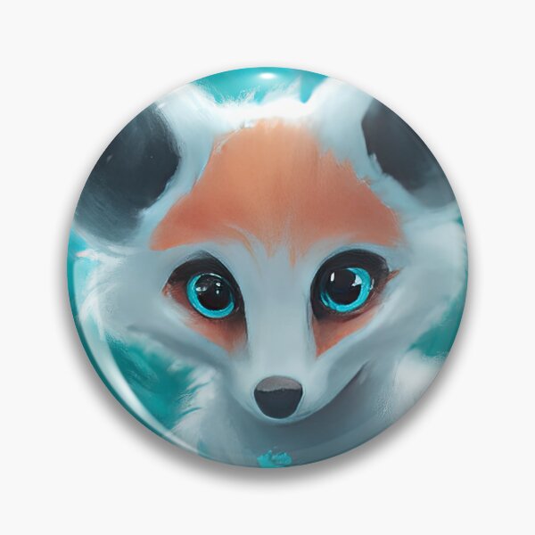 Item preview, Fox Cute hiding in the cold winter foliage designed and sold by phillipbooth.