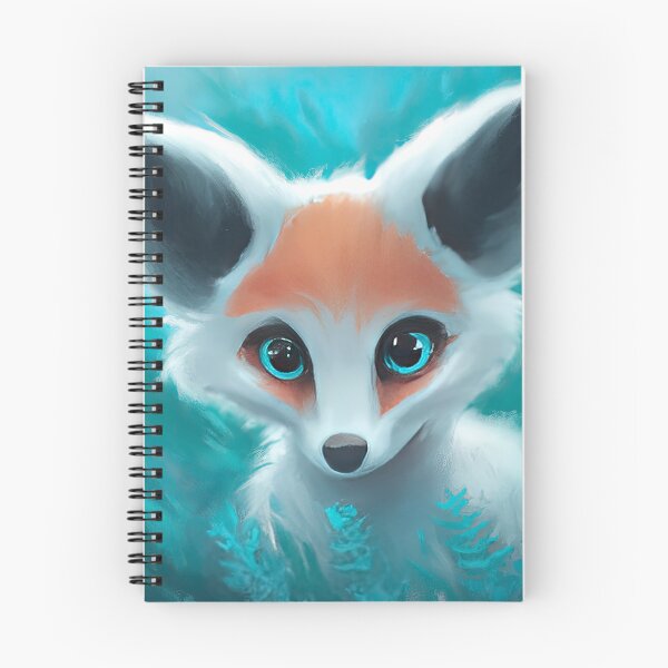 Item preview, Fox Cute hiding in the cold winter foliage designed and sold by phillipbooth.