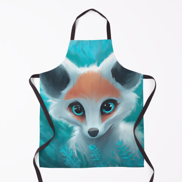 Item preview, Fox Cute hiding in the cold winter foliage designed and sold by phillipbooth.