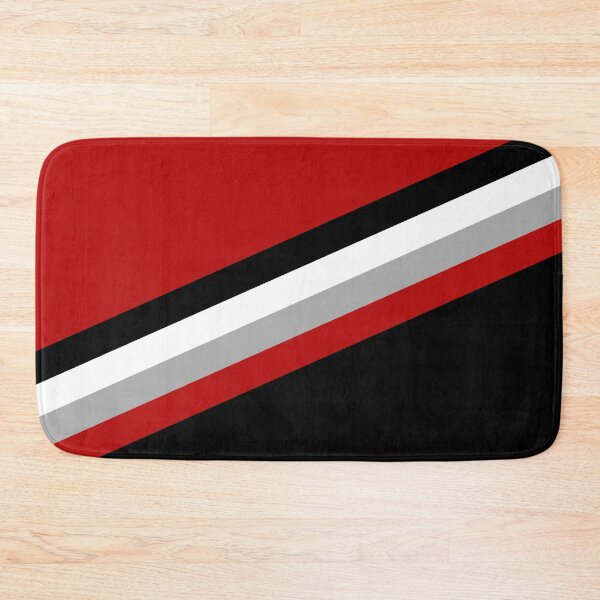 Item preview, Gray, white, black and red diagonal stripes designed and sold by BattaAnastasia.