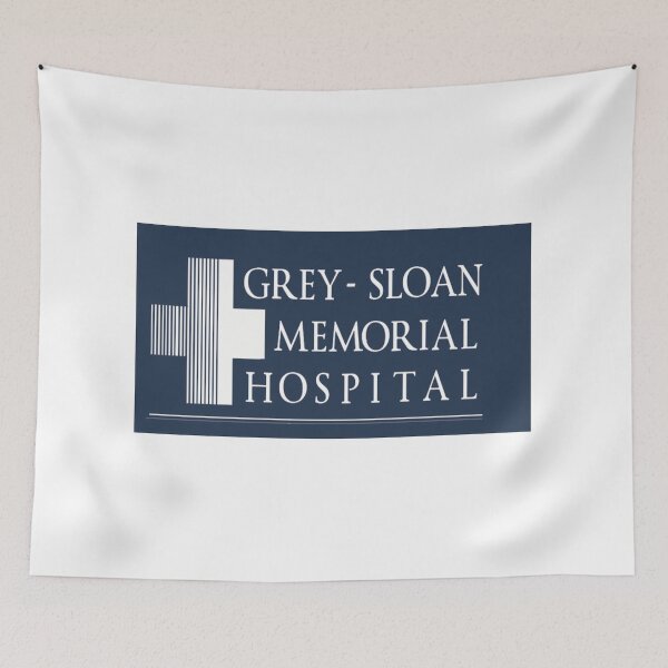 Item preview, Grey - Sloan Memorial Hospital  designed and sold by Morgan Turrentine.