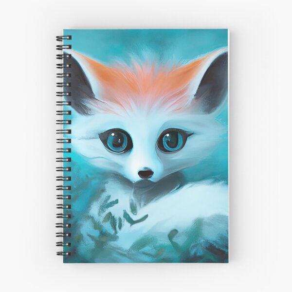 Item preview, Fox Cute hiding in the cold winter foliage designed and sold by phillipbooth.