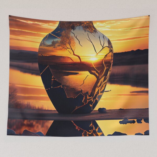 Item preview, Sunset at Caddo Lake designed and sold by OccultDreams.
