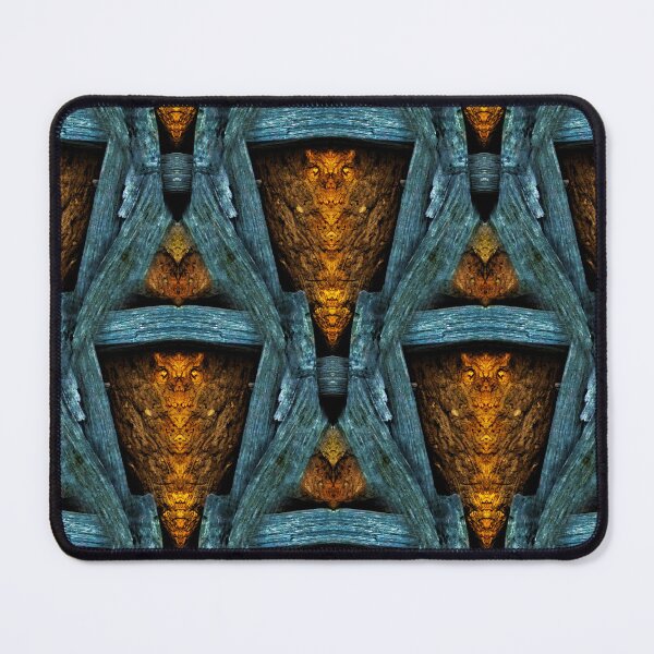 Item preview, Blue Wood and Golden Demons (pattern) designed and sold by Yampimon.