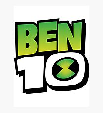 Ben 10 Logo Photographic Print