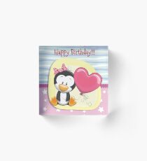 Happy birthday Acrylic Block