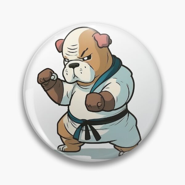 Item preview, Dog can do karate designed and sold by lightjourney.