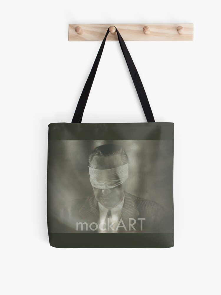 Thumbnail 1 of 2, Tote Bag, mockART - Blind Man designed and sold by mockART.