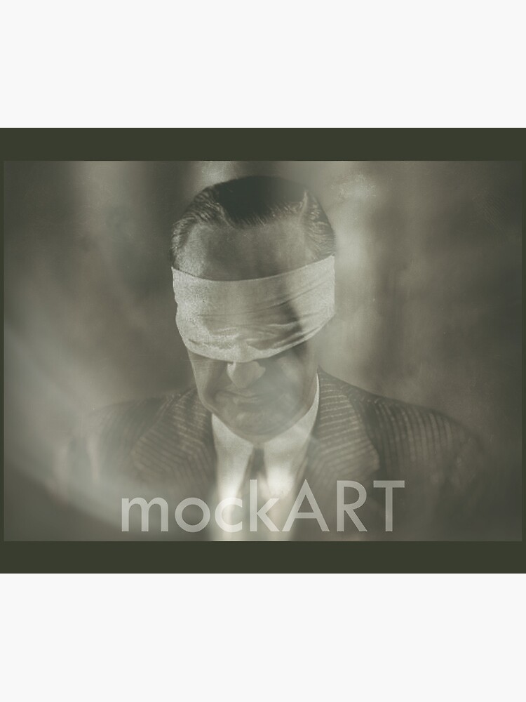 Thumbnail 5 of 5, Mouse Pad, mockART - Blind Man designed and sold by mockART.
