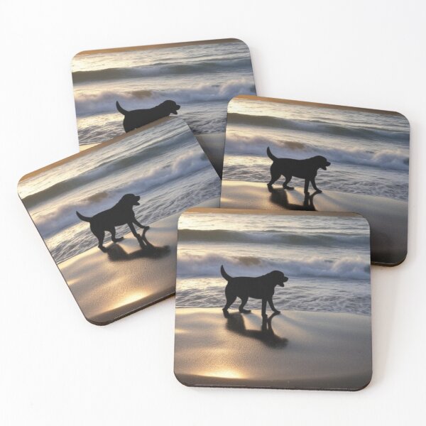 Item preview, Beach Black Labrador. Ocean Black Labrador. Water Black Labrador designed and sold by Doggymadness.