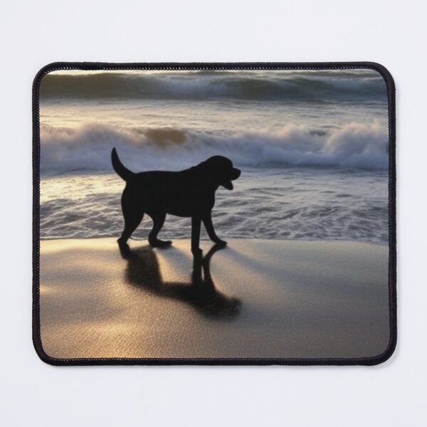 Item preview, Beach Black Labrador. Ocean Black Labrador. Water Black Labrador designed and sold by Doggymadness.