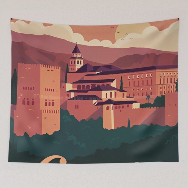 Item preview, Granada Andalusia Spain Travel designed and sold by queenfriesen.