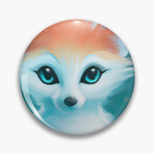 Item preview, Fox Cute hiding in the cold winter foliage designed and sold by phillipbooth.