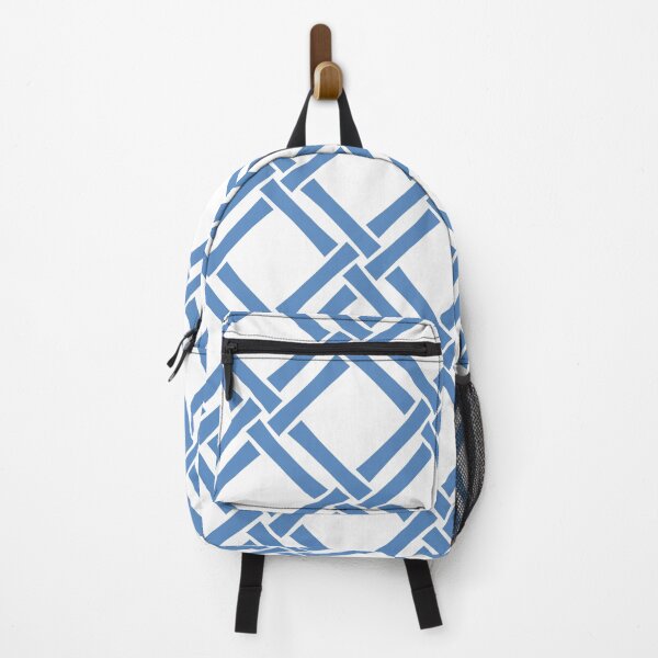 Item preview, Classic Tropical Bamboo Trellis Pattern Cornflower Blue 125 designed and sold by tonymagnerart.