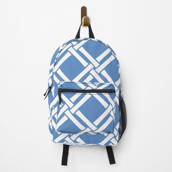 Item preview, Classic Tropical Bamboo Trellis Pattern Cornflower Blue 126 designed and sold by tonymagnerart.