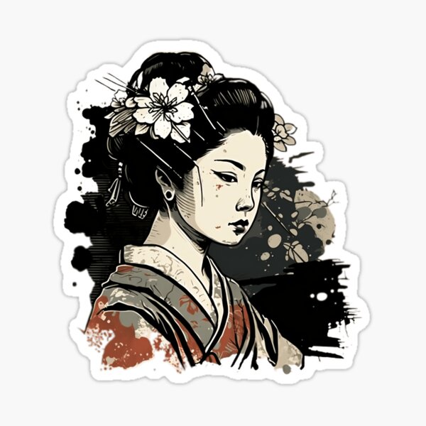 Item preview, Elegant Geisha, Japanese Tradition designed and sold by MeleikaStyle.