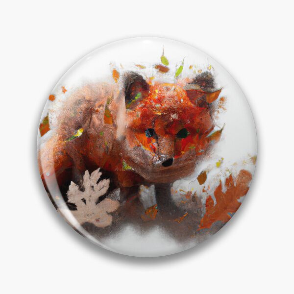 Item preview, Fox playing in the Autumn leaves designed and sold by phillipbooth.