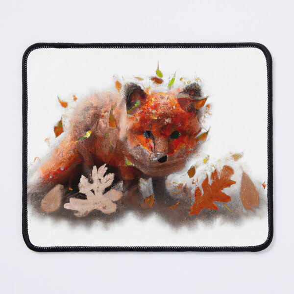 Item preview, Fox playing in the Autumn leaves designed and sold by phillipbooth.