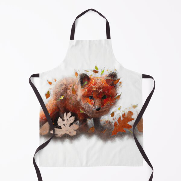 Item preview, Fox playing in the Autumn leaves designed and sold by phillipbooth.