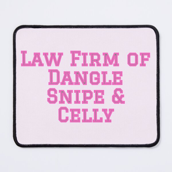 Item preview, Funny Hockey:  Law Firm of Dangle Snipe & Celly pink designed and sold by cmd-art.