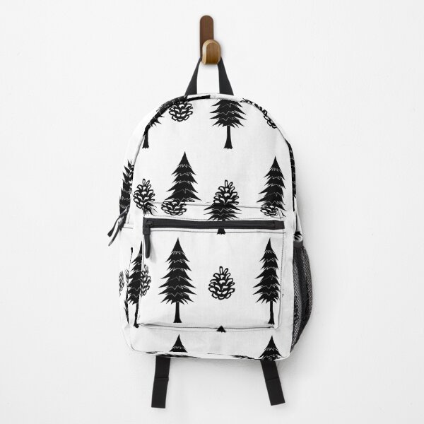 Item preview, Pine Trees, Pinecones, Black, Medium Pattern designed and sold by SpruceGooseCo.