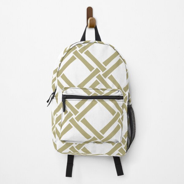Item preview, Classic Tropical Bamboo Trellis Pattern Khaki designed and sold by tonymagnerart.