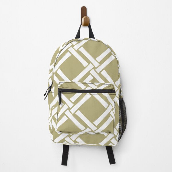 Item preview, Classic Tropical Bamboo Trellis Pattern Khaki designed and sold by tonymagnerart.