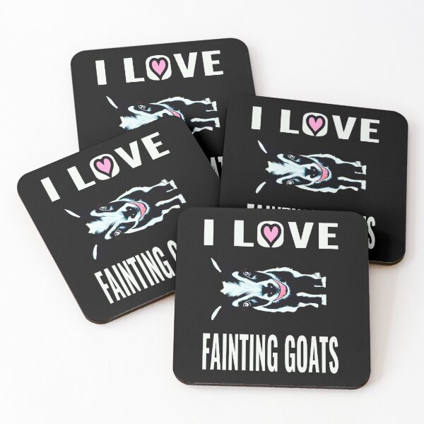 Item preview, Fainting goats designed and sold by CottagePop.