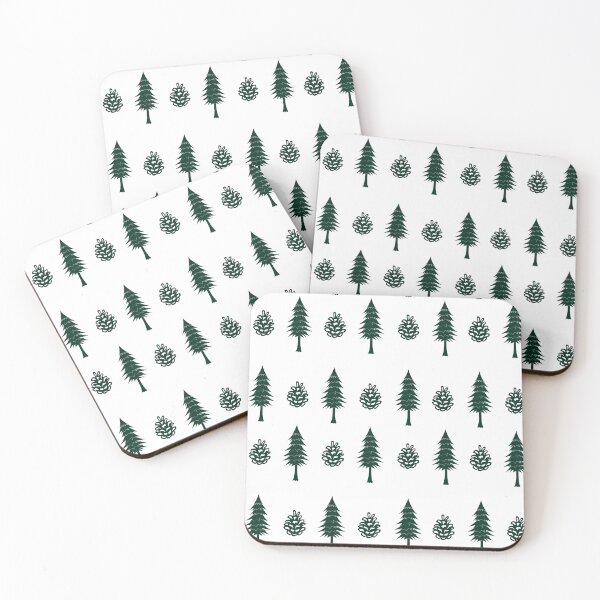 Item preview, Pine Trees, Pinecones, Green, Medium Pattern designed and sold by SpruceGooseCo.