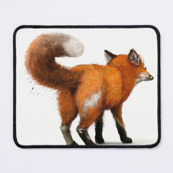 Item preview, Fox showing a cheeky bum shot | Fox Illustration | Fox Watercolor Drawing designed and sold by phillipbooth.