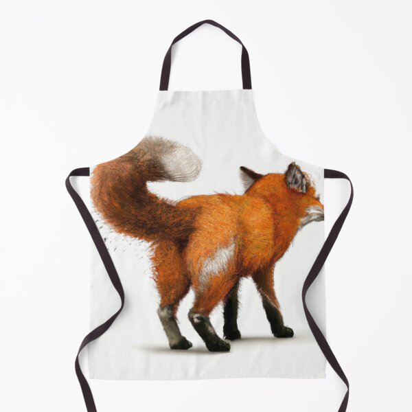 Item preview, Fox showing a cheeky bum shot | Fox Illustration | Fox Watercolor Drawing designed and sold by phillipbooth.