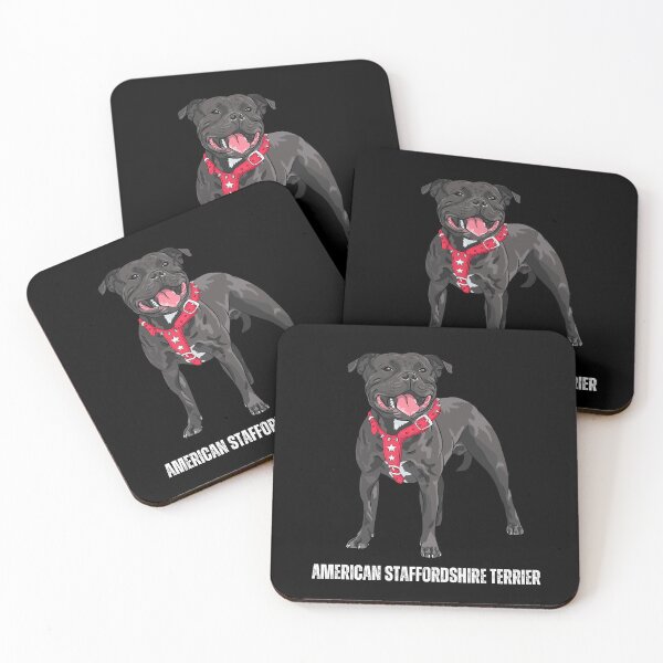 Aperçu de l'œuvre Mignon American Staffordshire Terrier créée et vendue par The Love Quill.