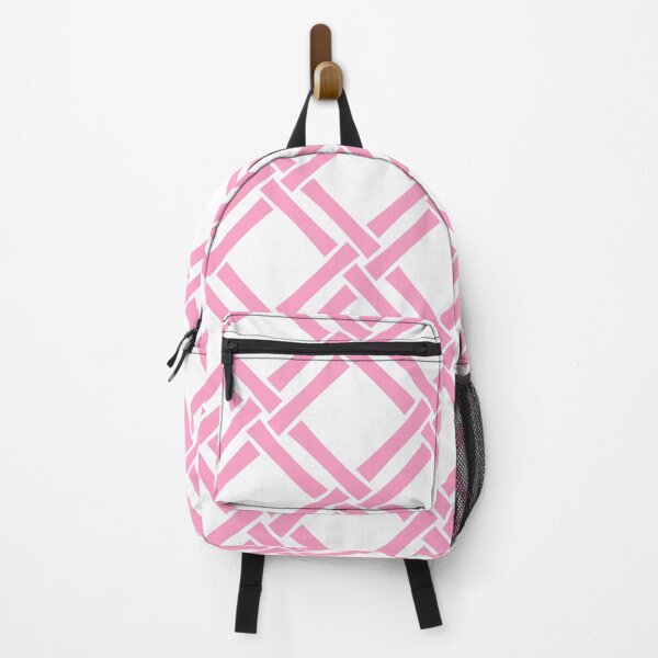 Item preview, Classic Tropical Bamboo Trellis Pattern Pink designed and sold by tonymagnerart.