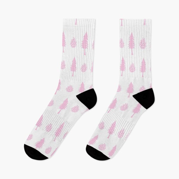 Item preview, Pine Trees, Pinecones, Pink, Medium Pattern designed and sold by SpruceGooseCo.