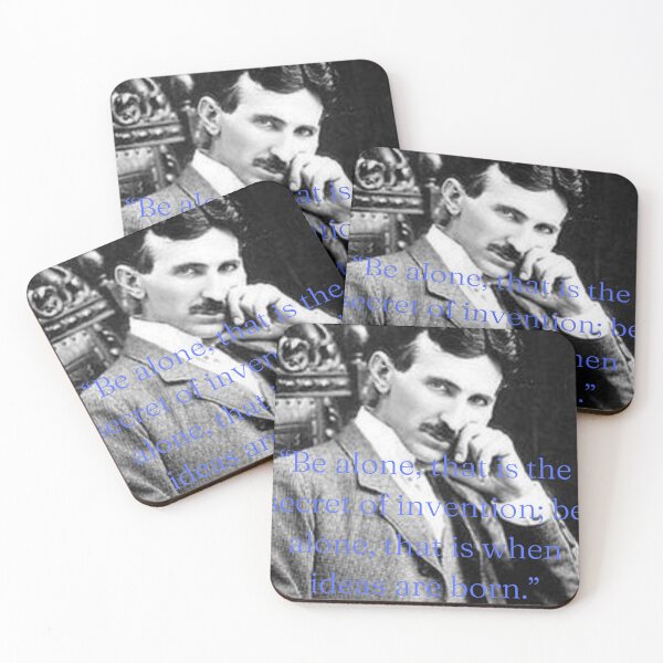 Item preview, Tesla Motivational Quote designed and sold by Deadlyhal.