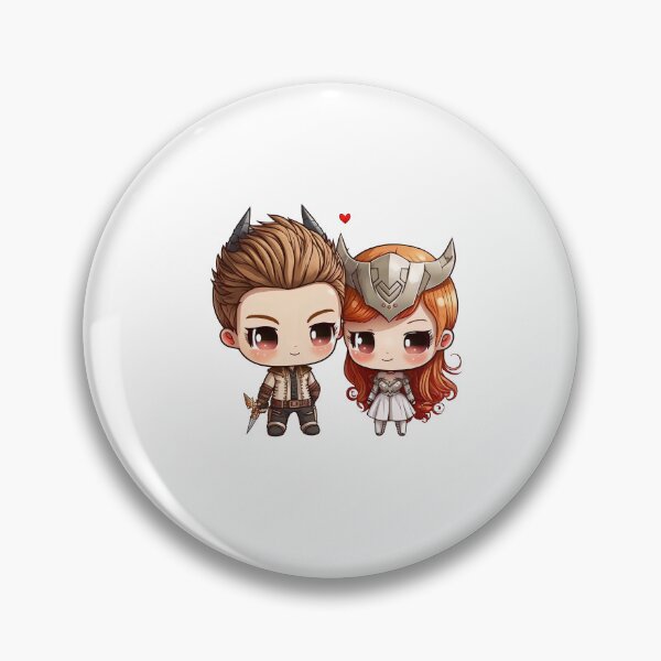 Item preview,  Cute Couple chibi designed and sold by addthana.