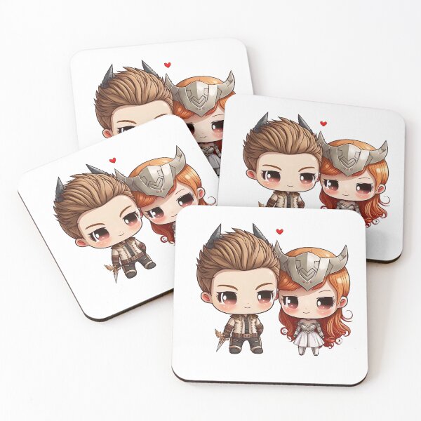 Item preview,  Cute Couple chibi designed and sold by addthana.