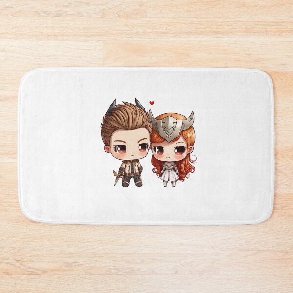 Item preview,  Cute Couple chibi designed and sold by addthana.