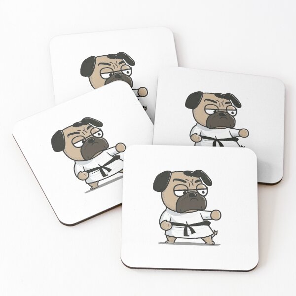Item preview, cute karate dog designed and sold by lightjourney.