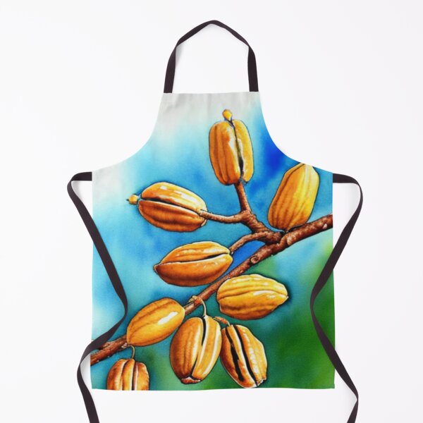 Item preview, Pecans on Branch Blurred Background in Watercolor designed and sold by kiliteh.