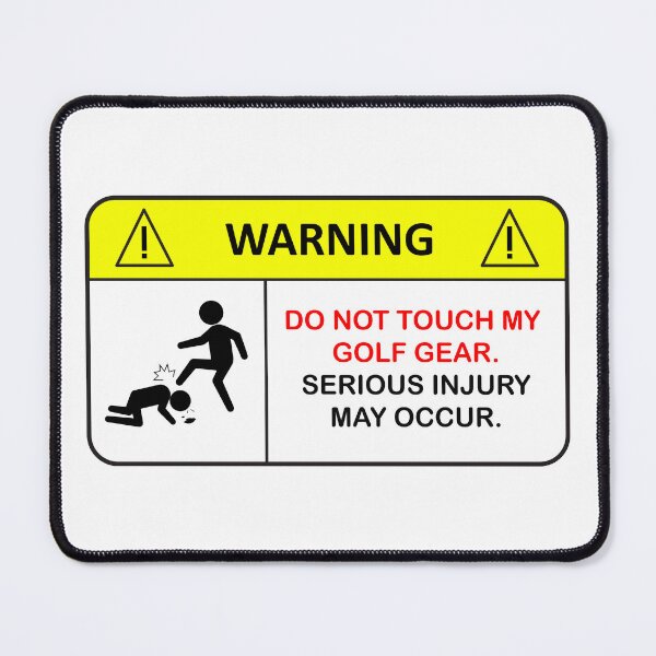 Item preview, Do Not Touch my Golf Gear! designed and sold by anexperiment.